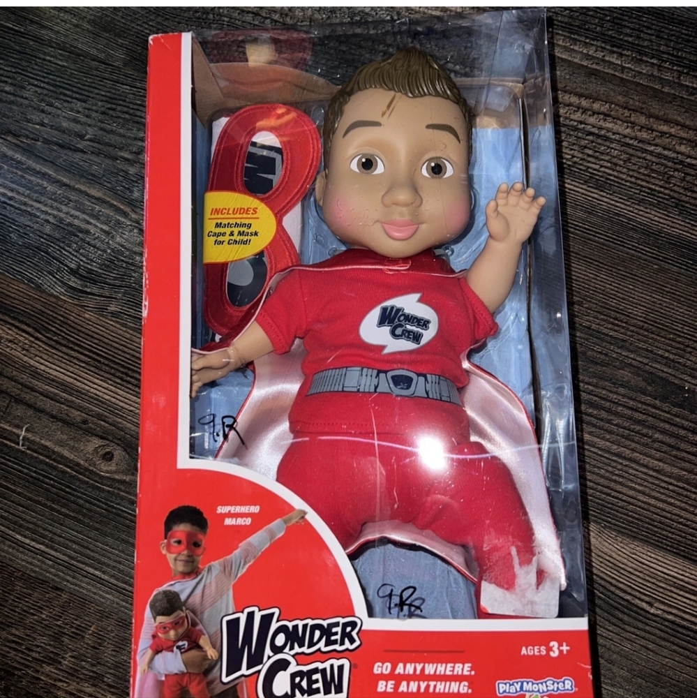 Wonder Crew WILL Superhero BUDDY - 2016 PlayMonster  DOLL w/CAPE & MASK